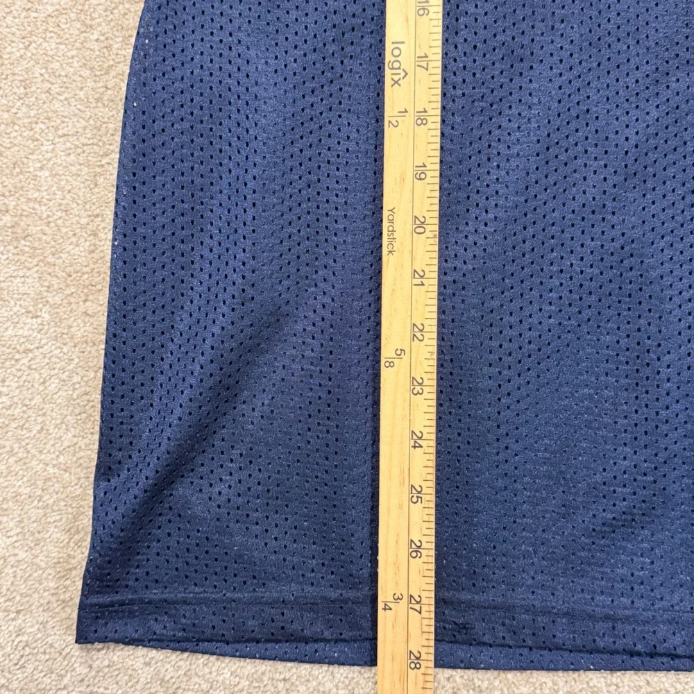 Nike Football Jersey Kids XL Blue‎ Yellow Number 7 Mesh Team Sports Shirt